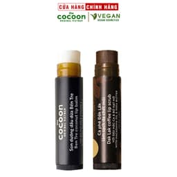 Thumbnail Combo son tẩy da chết môi Cà phê đắk lắk cocoon5g+son dưỡng môi dầu dừa bến tre cocoon5g 1