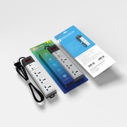 Thumbnail Ổ cắm đa năng USB CHỐNG GIẬT dây 3M/5M, Sạc nhanh 5V-2a, tích hợp RƠ-LE tự ngắt Rạng Đông - Model: OC02.USB 3C/10A 2