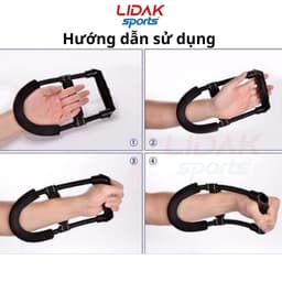 Thumbnail Dụng cụ tập tay cho người tai biến , tập thể thao trợ lực phục hồi cổ tay , cơ bàn tay , khớp tay - LIDAK SPORT 4