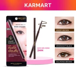 Thumbnail Kẻ Viền Mắt Trong Browit Chống Nước, Chì Kẻ Mắt Dạng Sáp Sắc Nét Smooth And Slim Inner Eyeliner 0.1g 1