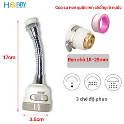 Thumbnail Bộ đầu nối tăng áp cho vòi rửa chén có ren nối Hobby Home Decor TADAY 2