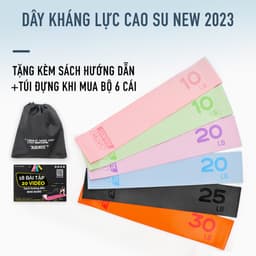 Thumbnail Dây kháng lực, miniband tập tay, mông cao su Aolikes 3601 3