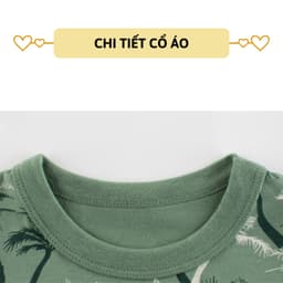 Thumbnail Bộ quần áo thun ngắn tay cho bé trai 27Kids đồ bộ nam cho trẻ từ 2-10 tuổi BSSE1 2