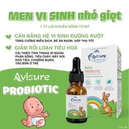 Thumbnail Tích điểm - Combo sơ sinh bộ ba Avisure D3MK7, DHA, Probiotic cho bé ngủ ngon, thông minh, tiêu hoá tốt 20ml 2