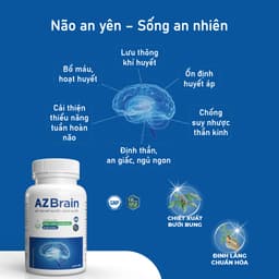 Thumbnail AZBR-Viên uống bổ não AZBrain GrowGreenAz cải thiện trí nhớ, tăng tuần hoàn máu não, hoạt huyết, giảm đau đầu 4