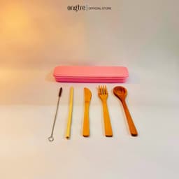 Thumbnail Bộ thìa đũa, dụng cụ cá nhân bằng tre, gỗ ONGTRE dùng ăn cơm văn phòng sinh viên dã ngoại 3