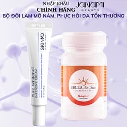 Thumbnail Bộ đôi ngừa thâm nám SkinMD Pure Whitenol Intensive Cream 15 ml và chống nắng nội sinh Bella The Sun 30 viên 1
