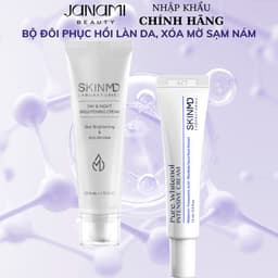Thumbnail Bộ đôi mờ nám đốm, ngăn ngừa sắc tố đậm melanin và dưỡng da sáng đều màu Skinmd cream 15ml + brightening 3