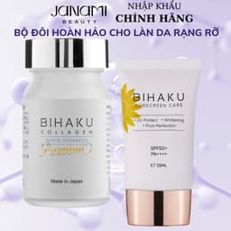 Thumbnail Bộ đôi chống nắng và dưỡng trắng da mờ nám toàn diện từ Bihaku Nhật Bản 3