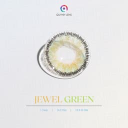 Thumbnail Kính áp tròng QUYNH LENS Jewel Green 0 độ 1