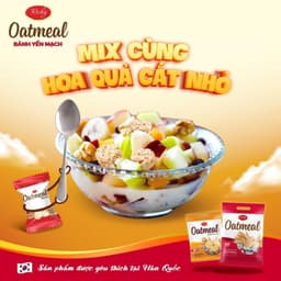 Thumbnail Bánh yến mạch Oadtmeal Richy vị sữa túi 206g 3