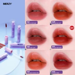 Thumbnail Combo 2 Son Kem Siêu Lì Merzy Soft Touch Lip Tint 3g (Ver 2) +  Son Tint Bóng Merzy The Watery Dew Tint 4g (Ver 3) 2