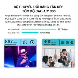Thumbnail Bộ Chuyển Đổi USB Wifi TP-Link Archer T3U / T3U Plus / T3U Nano Chuẩn AC 1300Mpbs 1