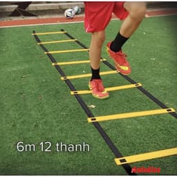 Thumbnail Thang Dây Tập Luyện Thể Thao Thể Lực Và Tốc Độ, Thang Dây Tập Đá Banh - Dài 3-6m - Chính Hãng Dododios 1