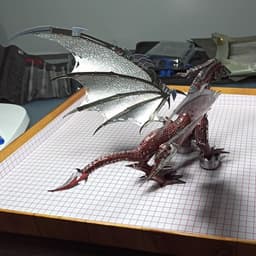 Thumbnail Mô Hình Kim Loại Lắp Ráp 3D Piececool Rồng Đen The Black Dragon [chưa ráp] 2