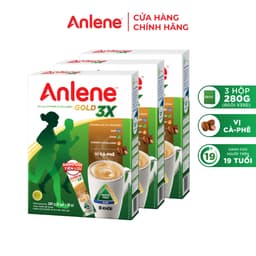 Thumbnail Combo 3 Sữa bột Anlene cà phê hộp 8x35g/hộp 1