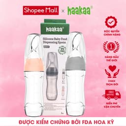 Thumbnail Bình Thìa Ăn Dặm Bón Sữa Cao Cấp 2 in 1 Cho Bé 120ml Haakaa, New Zealand 2