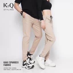 Thumbnail Quần kaki cotton co giãn ống suông cao cấp KQSTYLING 2