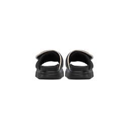 Thumbnail Dép Nam Nữ Tăng Chiều Cao THE LARVA WOLF SLIDE SANDAL - BLACK & WHITE 4