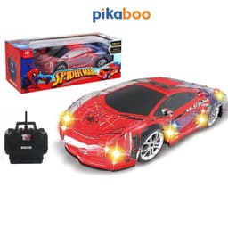 Thumbnail Ô tô điều khiển từ xa cao cấp Pikaboo xe ô tô siêu anh hùng có đèn bắt mắt di chuyển linh hoạt 3