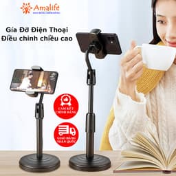 Thumbnail Giá Đỡ Điện Thoại, Bộ Chân Đế Để Bàn Dùng Livestream, Quay Video, Học Online, Ghi Hình Xoay 360 Độ Chính Hãng Amalife 1