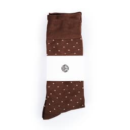 Thumbnail Tất Cổ Cao Mang Giày Tây, Chấm Bi Nhỏ 4 Màu - Cotton Co Giãn Thấm Hút Tốt - Thương Hiệu Be Classy 3