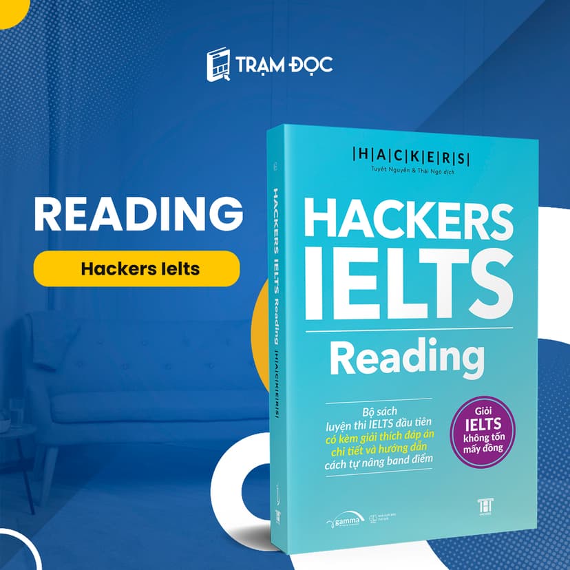 Ảnh Sách - Bộ 4 Cuốn Hackers IELTS ( Listening + Reading + Speaking + Writing) 4