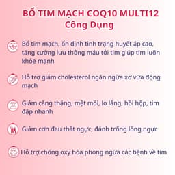 Thumbnail Viên Uống Hỗ Trợ Tim Mạch NutrioneLife - Ổn Định Huyết Áp, Cải Thiện Tim, Giảm Nguy Cơ Đột Quỵ, Hộp 30 Viên 3
