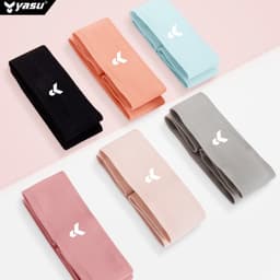 Thumbnail Băng đô thể thao thấm hút mồ hôi nam nữ, vải dệt kim không xù lông Yasu 2104 2