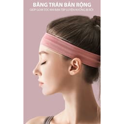 Thumbnail Băng đô thể thao thấm hút mồ hôi nam nữ, vải dệt kim không xù lông Yasu 2104 4
