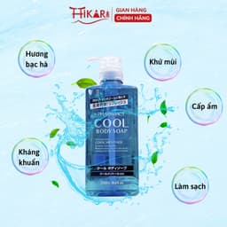 Thumbnail Sữa tắm Kumano Pharmaact Cool Body Soap mát lạnh dành cho nam giới 550ml 2