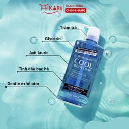 Thumbnail Sữa tắm Kumano Pharmaact Cool Body Soap mát lạnh dành cho nam giới 550ml 3