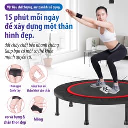 Thumbnail BG Sàn nhún 40 inch cao cấp loại có tay vịn Trampoline 4