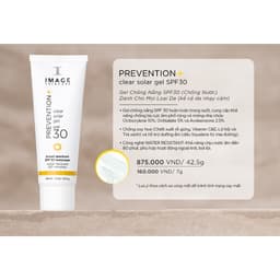 Thumbnail Kem Chống Nắng Chống Trôi-Thấm Nước Dành Cho Mọi Loại Da IMAGE Skincare PREVENTION+ Solar Clear Gel SPF30 (7g) 1