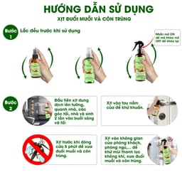 Thumbnail Xịt Đuổi Muỗi Và Côn Trùng TAMAS 500ml. 2