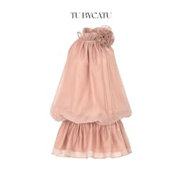 Thumbnail TUBYCATU | Áo Lily (Không kèm quần) chất liệu vải organza đính hoa màu Nude / Beige/ White/ Black 2