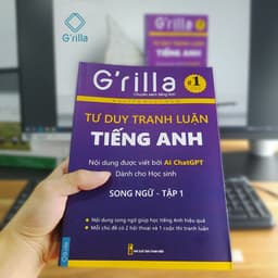 Thumbnail Sách Tư duy tranh luận tiếng Anh tập 1 GRILLA, kèm App miễn phí 2