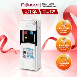 Thumbnail Cây nước nóng lạnh FUJIHOME WD2002E làm lạnh điện tử, có ngăn để cốc chén, tiết kiệm điện năng 1
