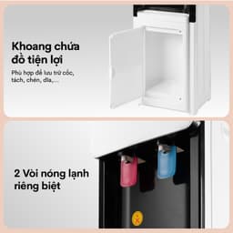 Thumbnail Cây nước nóng lạnh FUJIHOME WD2002E làm lạnh điện tử, có ngăn để cốc chén, tiết kiệm điện năng 4