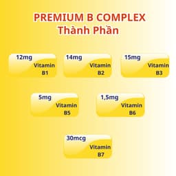 Thumbnail COMBO 2 Hộp Viên uống NUTRIONELIFE Premium B Complex Ăn Ngon, hỗ trợ giảm mệt mỏi  500mg x 30 Viên 2