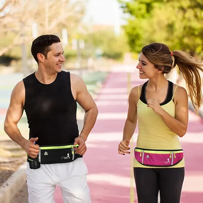 Ảnh Túi Đeo Hông Bụng Chạy Bộ, Đai Đeo Điện Thoại Bao Tử Tập Gym, Tập Thể Thao Nhiều Ngăn Nam Nữ Chống Nước Hãng Amalife 2