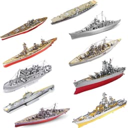 Thumbnail Đồ Chơi Mô Hình Kim Loại Lắp Ráp 3D Cao Cấp Tàu Chiến - Chiến Hạm - Tàu Sân Bay - Battleship 1