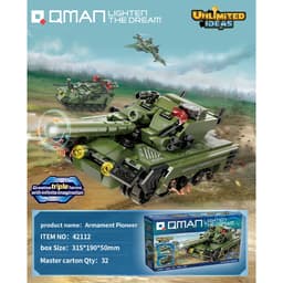 Thumbnail Đồ chơi lắp ráp, xếp hình Qman 42112 - Tiên Phong (329 mảnh ghép) 1
