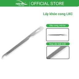 Thumbnail Cây Lấy Khóe Đầu Cong Inox Hỗ Trợ Móc Khóe và Vệ Sinh Khóe KỀM NGHĨA 1
