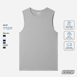 Thumbnail Áo Ba Lỗ Nam AVIANO Công Nghệ Dri-Air Thể Thao Thun Lạnh, Áo Thun Nam Co Giãn, Thoáng Khí 3