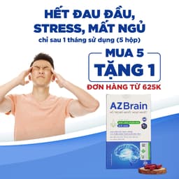 Thumbnail AZBR-Viên uống bổ não AZBrain GrowGreenAz cải thiện trí nhớ, tăng tuần hoàn máu não, hoạt huyết, giảm đau đầu 1