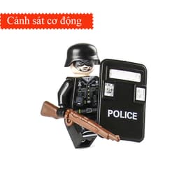 Thumbnail Mô hình đồ chơi lắp ráp KAVY các nhân vật cảnh sát police, cảnh sát và lính cứu hỏa 3