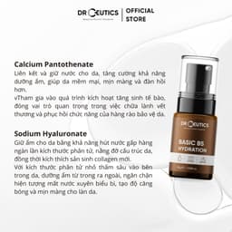 Thumbnail DRCEUTICS Tinh Chất B5 Basic Hydration 5% DrCeutics Cho Da Dầu Mụn (30ml) 2