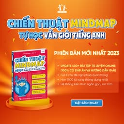 Thumbnail Sách - Chiến Thuật Mindmap - Tự Học Vẫn Giỏi Tiếng Anh bản mới, dành cho người mới bắt đầu - HOCMAI 2