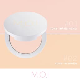 Thumbnail Phấn phủ M.O.I Cosmetics kiềm dầu kháng nước - tone tự nhiên 10g 4